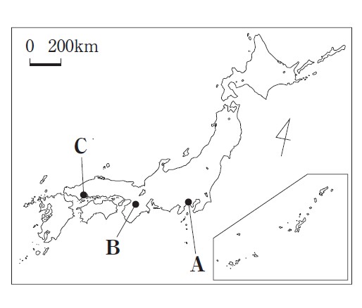 図12:問題の図(略地図)