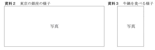 図12：問題の図(資料2・3)