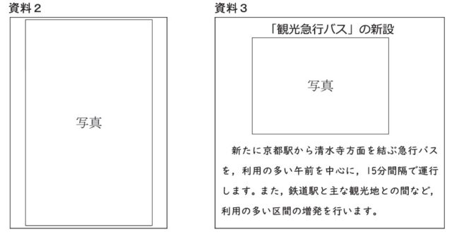 図38：問題の図(資料2・3)