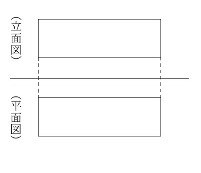 図5:問題の図(投影図)